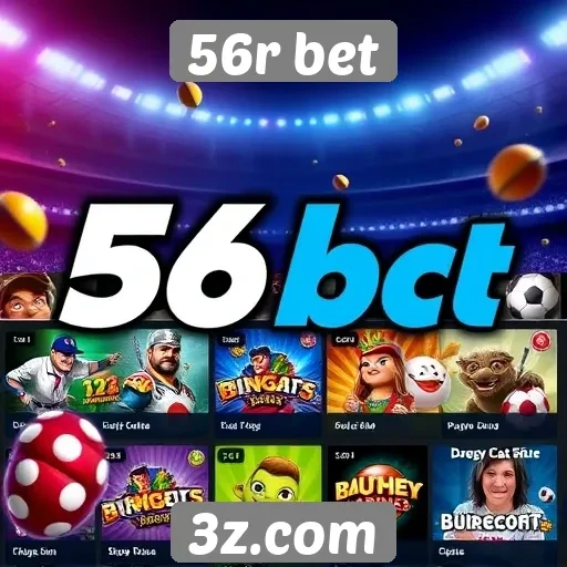 Variedade de jogos oferecidos no 56r bet